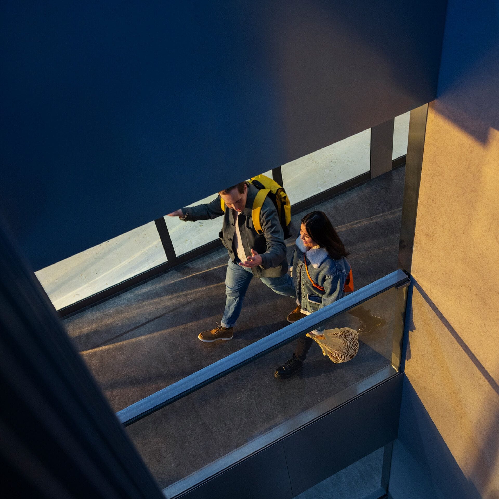 Metacoreans walking in the office